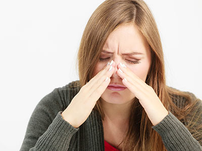 Deviated Septum Symptoms Doctor Checking Patients Septum